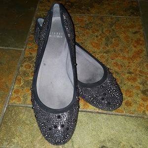 Rhinestone ballet flats